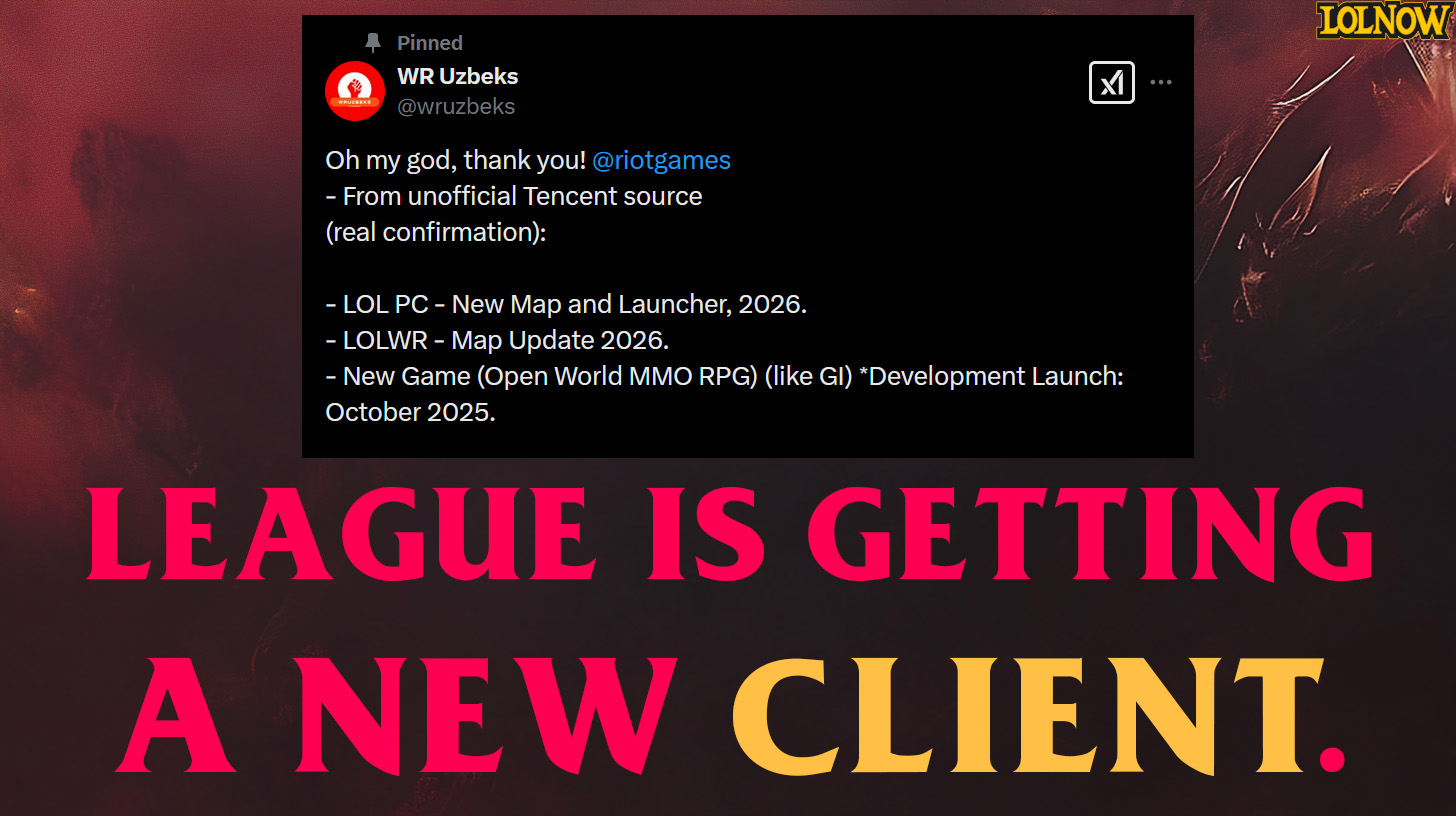 League Of Legends New Client Confirmed? Riot Is Releasing A Gacha Game. | LoLNOW.gg