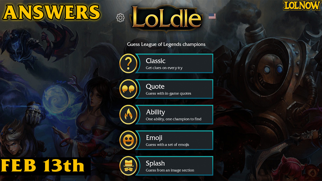 LoLdle Answer February 12, 2025 | LoLNOW.gg