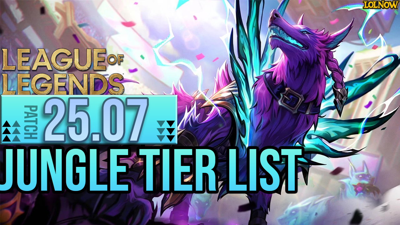 LoL Patch 25.07 Jungle Tier List – Naafiri Nerfed, Mundo Rises, Shaco & Brand Buffed