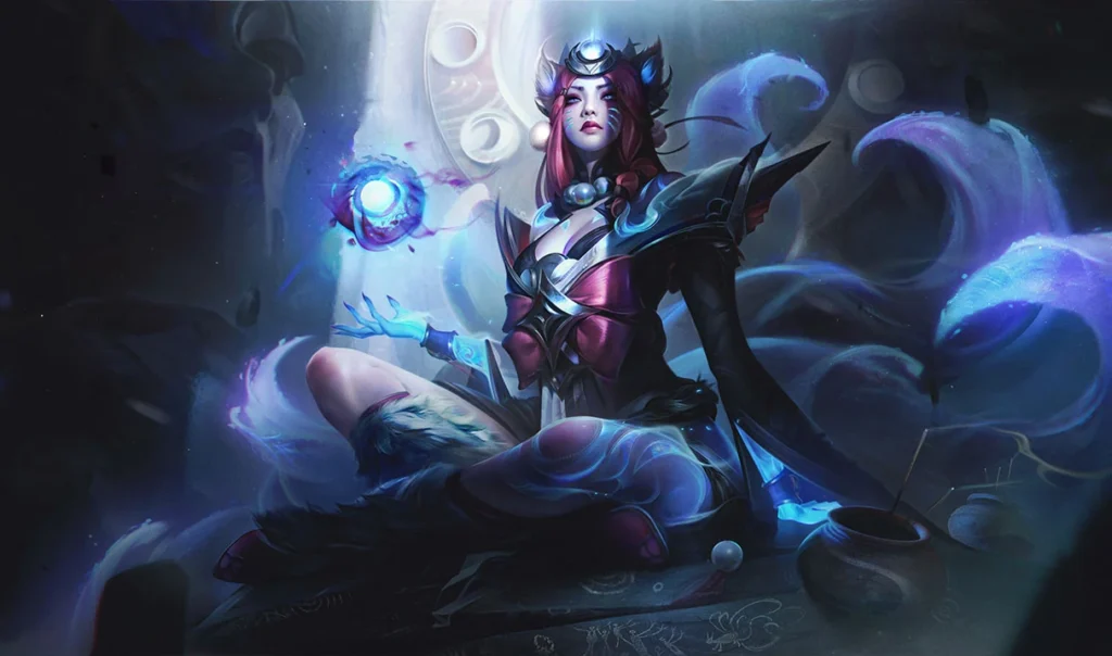 snow moon ahri snow moon ahri