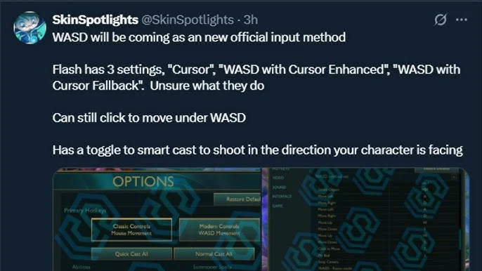 WASD Movement Coming To League Of Legends | LoLNOW.gg