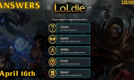 LoLdle Answers for Today (May 16, 2025) | LoLNOW.gg