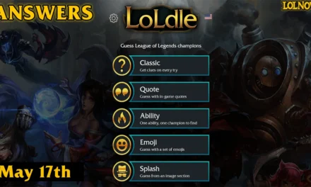 LoLdle Answers for Today (May 17, 2025) | LoLNOW.gg