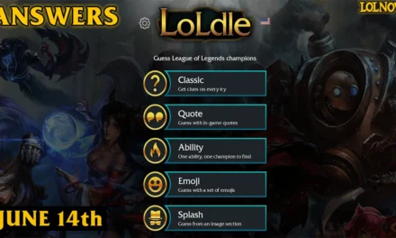 LoLdle Answers for Today (June 14, 2025) | LoLNOW.gg