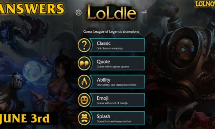 LoLdle Answers for Today (June 3, 2025) | LoLNOW.gg