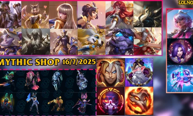 LoL Mythic Shop Rotation 2025 July 16th | LoLNOW.gg