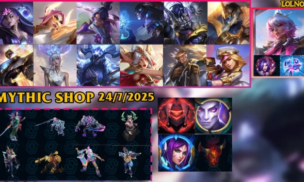 LoL Mythic Shop Rotation 2025 July 24th | LoLNOW.gg
