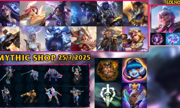 LoL Mythic Shop Rotation 2025 July 25th | LoLNOW.gg