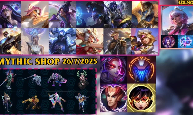 LoL Mythic Shop Rotation 2025 July 26th | LoLNOW.gg