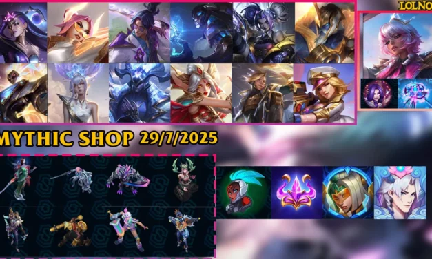 LoL Mythic Shop Rotation 2025 July 29th | LoLNOW.gg