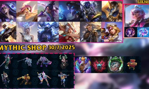 LoL Mythic Shop Rotation 2025 July 30th | LoLNOW.gg