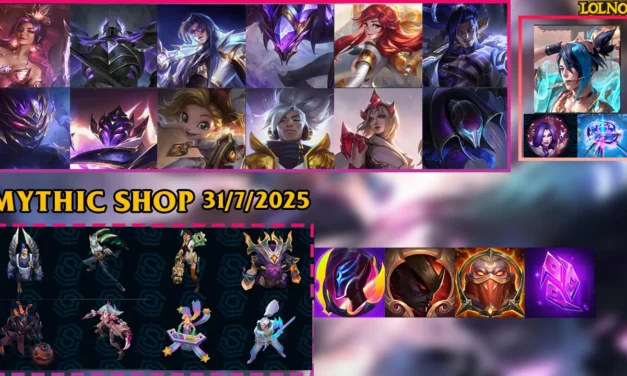 LoL Mythic Shop Rotation 2025 July 31st | LoLNOW.gg