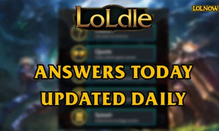 Loldle Answers Today 29 July 2025 | LoLNOW.gg