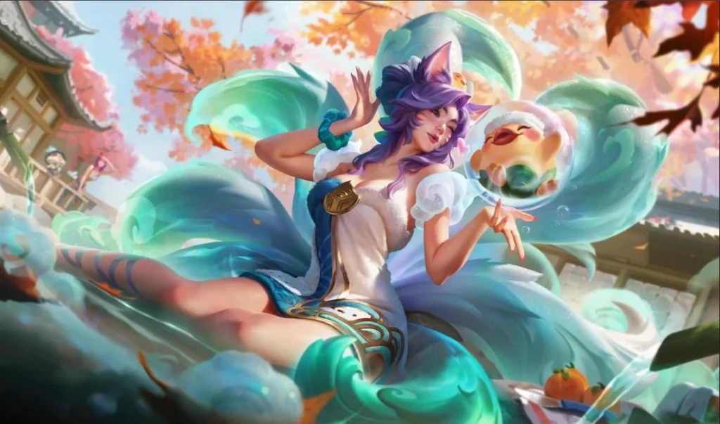 Spirit Blossom Springs Ahri - League of Legends Spirit Blossom Springs Ahri - League of Legends