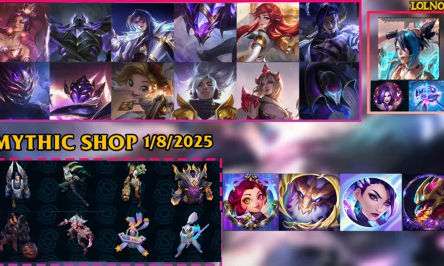 LoL Mythic Shop Rotation 2025 August 1st | LoLNOW.gg