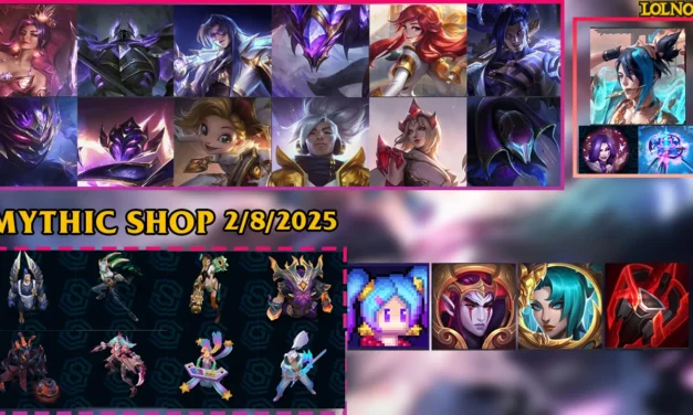 LoL Mythic Shop Rotation 2025 August 2nd | LoLNOW.gg
