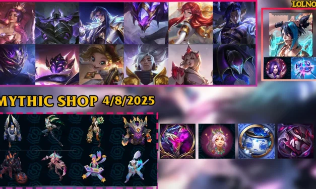 LoL Mythic Shop Rotation 2025 August 4th | LoLNOW.gg