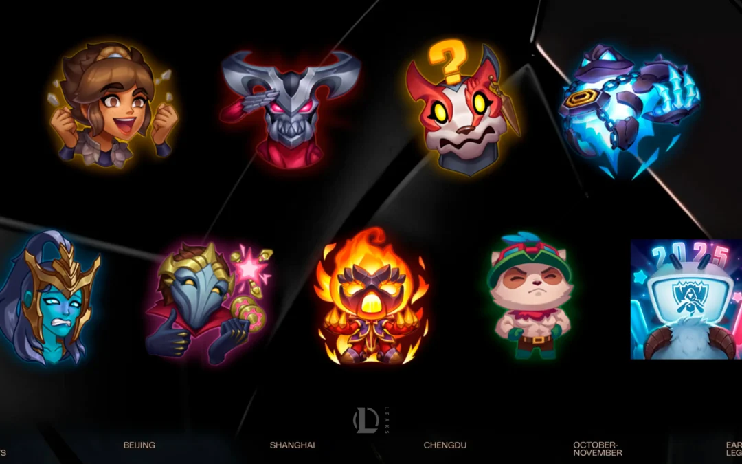 League of Legends Worlds 2025 emote drops schedule revealed