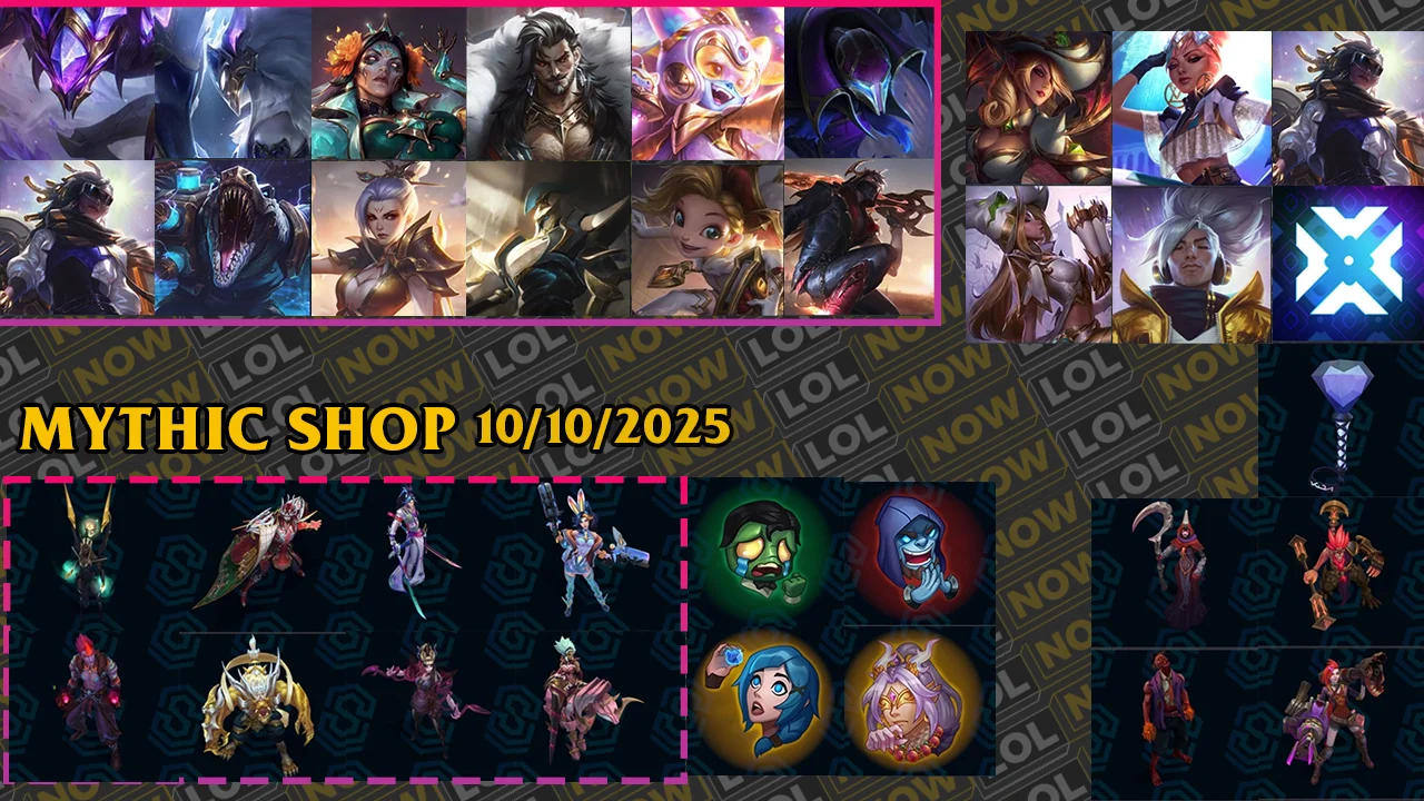 League of legends lol daily mythic shop today october 10