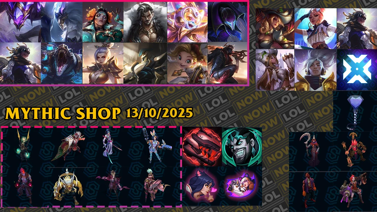 League of legends lol daily mythic shop today october 13