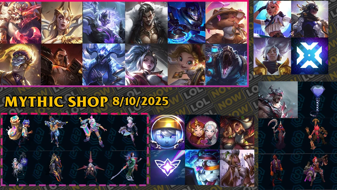 League of legends lol daily mythic shop today october 8