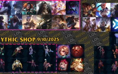 LoL mythic shop rotation 2025 October 9 LoL mythic shop rotation 2025 October 9
