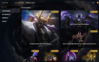 League of Legends Current Mythic Shop Rotation